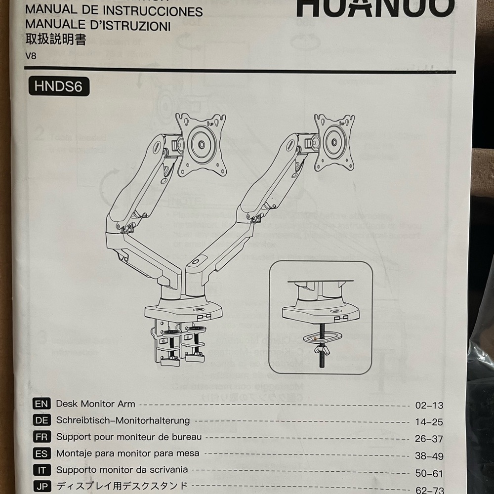 Dual Monitor Arm